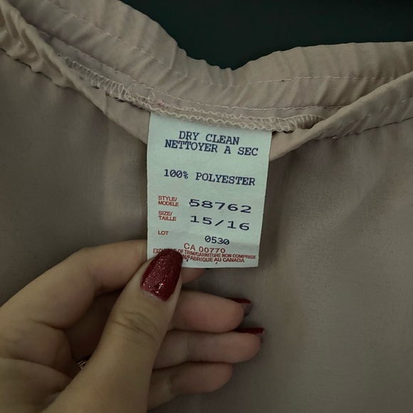 Beautiful blush vintage skirt - Picture 2 of 5